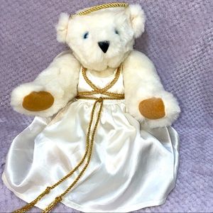 Vermont Teddy Bear, Angel Bear, Blue Eyes Made in Vermont